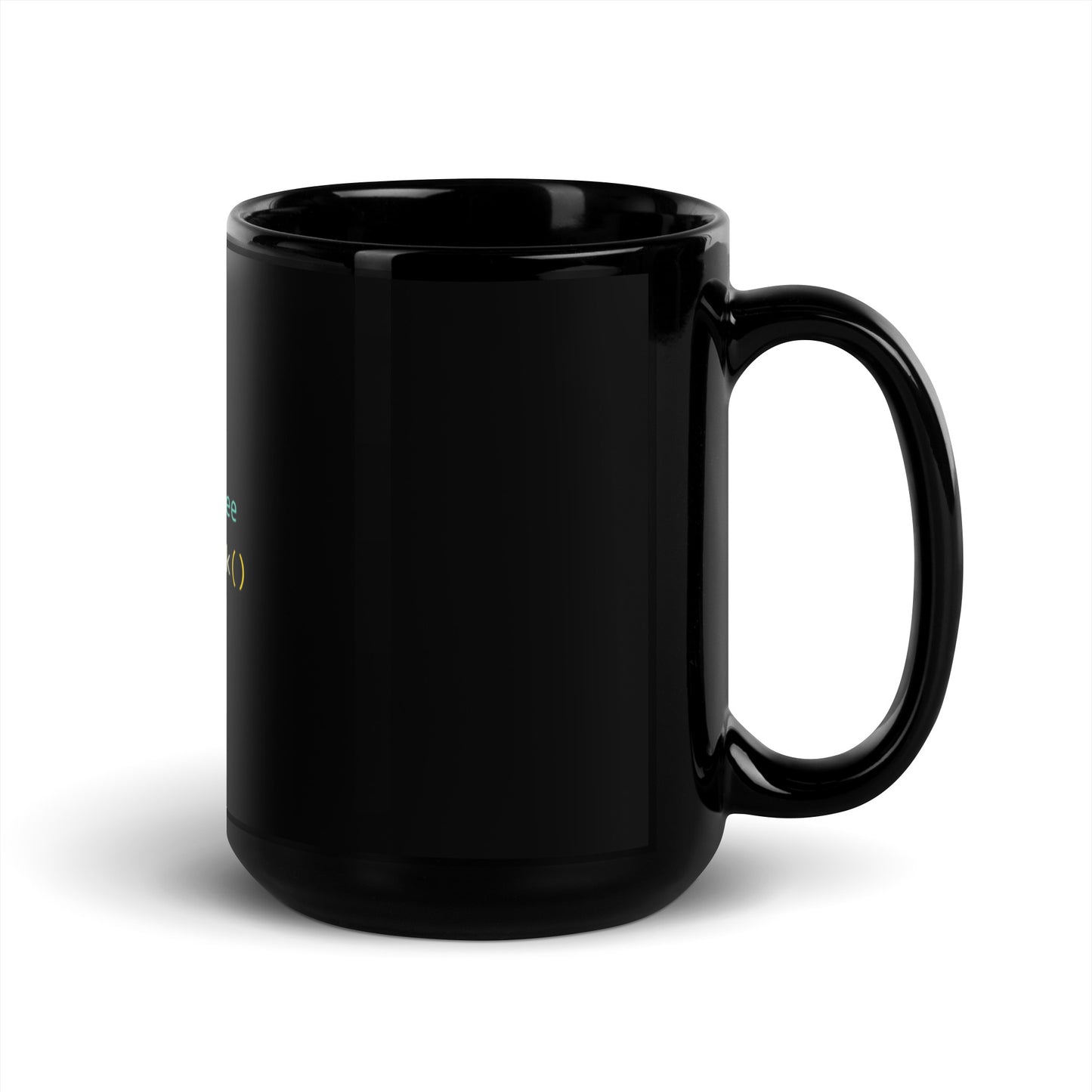 Python Code VS Code Style Black Mug