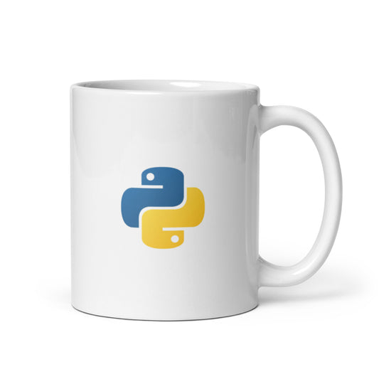 Python Logo White Mug