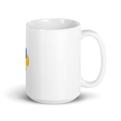 Python Logo White Mug