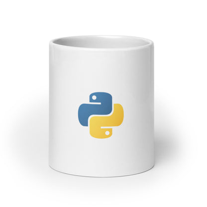 Python Logo White Mug