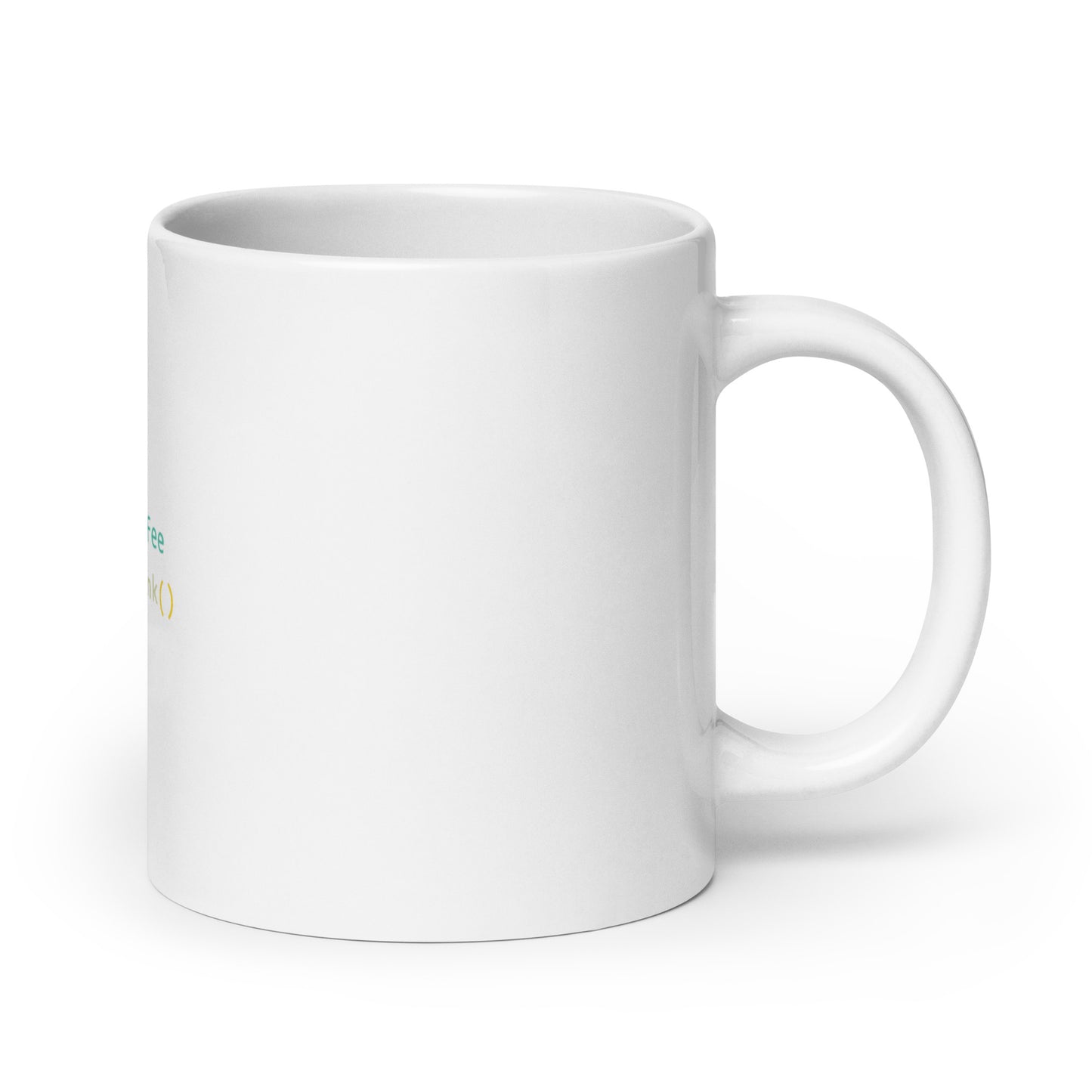 Python Code VS Code Style White Mug